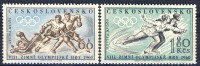 #Czechoslovakia 1960. Olympic Games. Michel 1183-84. MNH(**) - Neufs