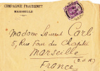 6758# LETTRE LAGOS 1928 To MARSEILLE BOUCHES DU RHONE LETTER COVER - Nigeria (...-1960)