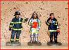 Del Prado  Pompiers  3 : New York USA + Japon + Espagne - Loden Soldaatjes