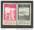 MA305-28461TARMS.Marrucos .Maroc.Marocco.MARRUECOS ESPAÑOL. 1949 (Ed 305/6**)sin Charnela.LUJO - Mezquitas Y Sinagogas