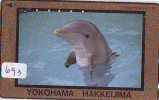 Télécarte Japon * DAUPHIN * DOLPHIN (693) Japan Phonecard * DELPHIN * GOLFINO * DOLFIJN * - Delfines