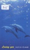 Télécarte Japon * DAUPHIN * DOLPHIN (715) Japan Phonecard * DELPHIN * GOLFINO * DOLFIJN * - Delfines