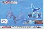 Carte Prépayée  Japon  * DAUPHIN * DOLPHIN (756) Japan PREPAID CARD * DELPHIN * GOLFINO * DOLFIJN * - Delfines