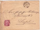 SUISSE-WALKRINGEN DU 10 DECEMBRE 1880 HEVETIA ASSISE 10c ROSE. - Lettres & Documents
