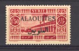 Alaouites  :  Yv  28a  *   Surcharge Noire Avec VariétéT Cassé , Signé - Nuovi