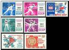 Olympic 1964 USSR MNH 7 Stamps  Mi 2887-93 Winter Olympic Games Innsbruck Winners - Inverno1964: Innsbruck