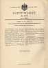 Original Patentschrift - G. Ott In Ulm A.D., 1900 , Bandsäge , Feilmaschine , Tischlerei !!! - Maschinen