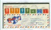 BRIEFOMSLAG OPENINGSVLUCHT KLM NEDERLAND-MEXICO OCTOBER 1952 (5713) - Poste Aérienne