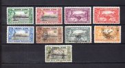 Sierra Leona  1938-44  .-   Y&T Nº   158 - 159 - 160 A - 161 A - 162 - 163 - 165 - 167 - 171 - Sierra Leone (...-1960)