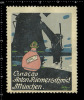 Old Original L German Poster Stamp (advertising Cinderella,reklamemarke,Werbemarke ) Windmill, Windmühle,moulin à Vent - Moulins