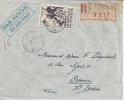 LETTRE  DE  COTONOU  POUR  SEINEAC   (HTES PYRENEES) ,   05/05/1947 . RECOMMANDEE . - Cartas & Documentos