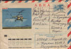 Russia-Postal Stationary Cover 1972-Helicopter MI 2-used - Hubschrauber