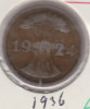 @Y@   Duitsland 2 Pfennig Rente   1924 A  (1936) - 10 Rentenpfennig & 10 Reichspfennig