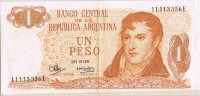 Billete 1 Peso ARGENTINA, General Belgrano - Argentina