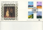 1983 COMMONWEALTH DAY FDC - BENHAM SILK With LONDON SW POSTMARK - 1981-1990 Em. Décimales