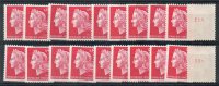 FRANCE : TP N° 1536Bc ** ( N° Rouge ) - Unused Stamps