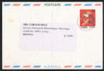 Japon 2009 Entero Postal Tarjeta Circulado A Bolivia. Aves Del Paraiso,. Preimpreso Particular Asahi Glass Foundation - Hühnervögel & Fasanen