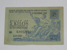 Billet De 5 Kilos De Produits Siderrugiques En ACIER ORDINAIRE - 31 Décembre 1944- - Bonds & Basic Needs