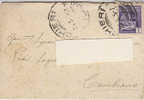 A1612 - 1 £ Monum.distrutti Su Bustina VG CHIERI-CAMBIANO 23-03-1945 - Marcophilie