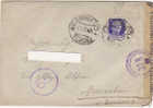 A1657 - RSI 50 Cent.imp.uso Tardivo Su Lettera Verif. Per Censura VG CAMBIANO-MONCALIERI 13-12-1943 - Marcophilie