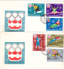 WINTER OLYMPICS, INNSBRUCK 1976, COVER FDC, ROMANIA - Inverno1976: Innsbruck