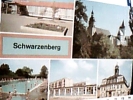 GERMANY SCHWARZENBERG HOTEL HAUS EINHEIT  ROTER LOWE POSTAL OFFICE POST N1970 DS14844 - Schwarzenberg (Erzgeb.)