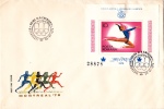 OLYMPIC GAMES, MONTREAL, 1976, COVER FDC, ROMANIA - Ete 1976: Montréal