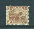 FEDERATED MALAY STATES  -  1900 To 1936  Tiger  3c  Used As Scan - Federated Malay States