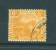 FEDERATED MALAY STATES  -  1900 To 1936  Tiger  6c  Used As Scan - Federated Malay States