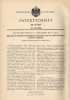 Original Patentschrift - E. Kreuzberger In Welzheim , 1900 , Regler Für Dampfkessel !!! - Machines