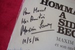 MAXIM SAURY °  HOMMAGE A SIDNEY BECHET - Autographs