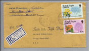 BRITISH VIRGIN ISLANDS R-Brief 1978-10-10 Nach Chicago Illinois USA - Britse Maagdeneilanden