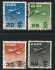 ● JAPAN 1952 / 62 - Aereo - N.° 23 / 26 Usati  - Cat. ? € - Lotto N. 17 - Posta Aerea