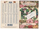 - Heureux Anniversaire - Calendrier 1930 - Voir Scan De L'intérieur - Format: 17cmX12cm - - Petit Format : 1921-40