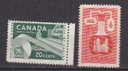 F0392 - CANADA Yv N°289/90 * ECONOMIE - Ongebruikt