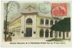 CARTOLINA - BANCA NAZIONALE DELLA REPUBBLICA D'HAITI  - PORT AU PRINCE - VIAGGIATA  AFFRANCATA LATO VEDUTA ANNO 1927 - Haïti