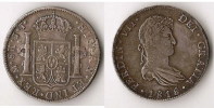 MEXIQUE  8 REALES  1818  ARGENT QUALITE !  RARE ! - México