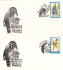 CLIMBING BIRDS, 1992, METER MARK ON COVER, ROMANIA - Specht- & Bartvögel