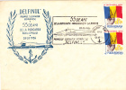 FIRST ROMANIAN SUBMARINE "THE DOLPHIN", SPECIAL COVER, OBLITERATION CONCORDANTE, ROMANIA - Sous-marins