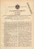 Original Patentschrift - C. Nyström In Karlstadt , Schweden , 1900 , Schleifmaschine , Tischler , Holz !!! - Tools