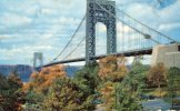 United States - George Washington Bridge And Hudson River, Connecting New York And New Jersey [Manhattan] CPM Postcard - Hudson River
