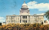 United States - RHODE ISLAND STATE HOUSE - U.S. Route 1, Providence, Rhode Island, W/ Propaganda Postmark [CPM Postcard] - Providence