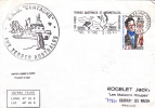 ALBATROS, BIRDS, 1990,METER MARK ON COVER, FRENCH AUSTRALIAN AND ANTARCTIC LANDS - Palmípedos Marinos