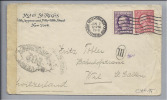 USA 1918-01-02 Zensurbrief Von New York Nach Wil CH - Lettres & Documents
