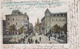 AK Litho Heilbronn Personen In Der Kaiserstraße Gel. Nach Baltimore 22.6.1905 - Heilbronn