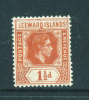 LEEWARD ISLANDS  -  1938/54  George VI  11/2d  Mounted Mint As Scan - Leeward  Islands