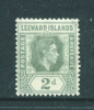 LEEWARD ISLANDS  -  1938/54  George VI  2d  Mounted Mint As Scan - Leeward  Islands