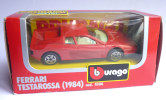 VOITURE - AUTOMOBILE -  BURAGO - FERRARI TESTAROSSA 1984 - 1/43 ème EN BOITE NEUVE - Burago