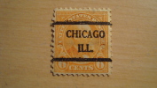 U.S.  1922  Scott #558  Precancel - Vorausentwertungen