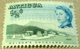 Antigua 1966 Nelson's Dockyard 0.5c - Mint - 1960-1981 Autonomía Interna